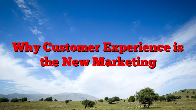 Why Customer Experience is the New Marketing